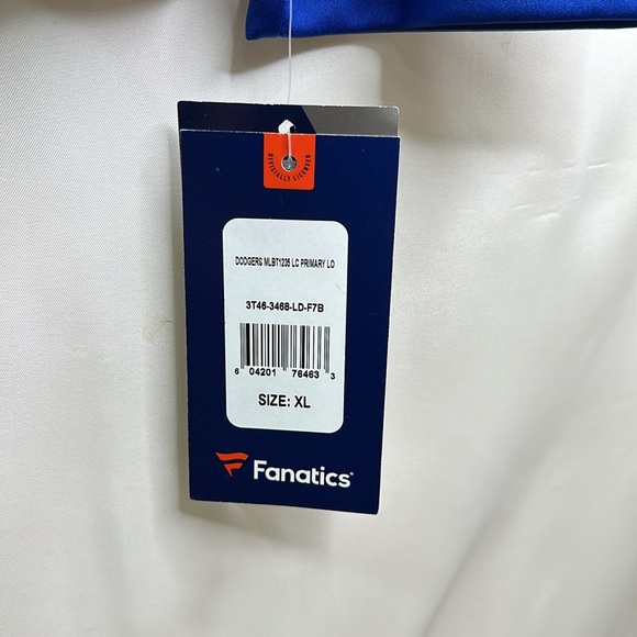 Fanatics Mens LA Dodgers Quarter Zip Long Sleeve Pullover Size: XL - Picture 5 of 10